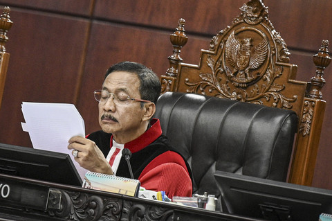 Ketua Mahkamah Konstitusi (MK) Suhartoyo. Foto: Fauzan/ANTARA FOTO