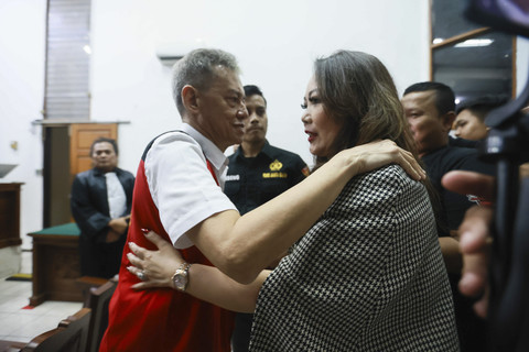 Terdakwa FARIZ RM menjalani sidang putusan di Pengadilan Negeri Jakarta Selatan, Jakarta, Kamis, (11/9/2025). Foto: Agus Apriyanto