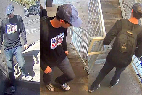 Foto gabungan menunjukkan orang yang dicurigai terlibat dalam penembakan fatal aktivis sayap kanan dan komentator AS Charlie Kirk dalam sebuah acara di Utah Valley University, di Orem, Utah, AS, yang ditampilkan dalam rekaman keamanan. Foto: Reuters