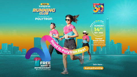 Fun Run teman kumparanX POLYTRON Siap Digelar. Foto: kumparan 