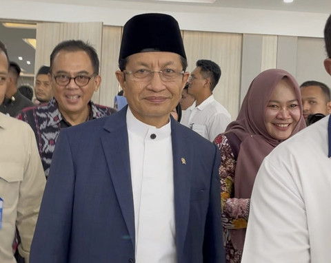 Menteri Agama Republik Indonesia, Prof. Nasaruddin Umar, usai menghadiri peresmian Masjid Raya Al-Bakrie di Lampung | Foto : Eka Febriani / Lampung Geh