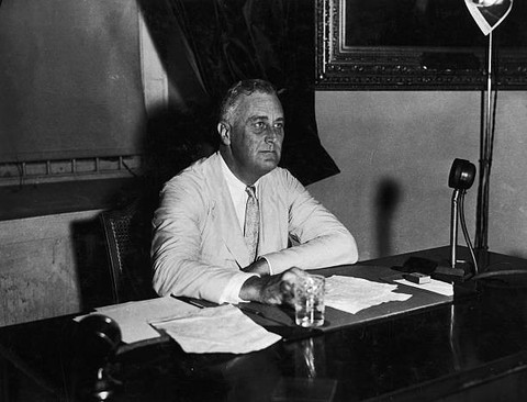Potret Franklin Delano Roosevelt, Presiden Amerika Serikat ke-32 (Sumber: gettyimages).