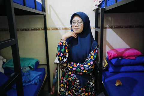 Oktavianti Riska Fitriasari, siswa Sekolah Rakyat yang juga penghapal Alquran asal Malang, Jawa Timur. Foto: Dok: Kemensos