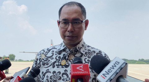 Direktur Pelindungan WNI Kementerian Luar Negeri Judha Nugraha saat ditemui di Lanud Halim, Jakarta Timur, Sabtu (13/9). Foto: Rayyan/Kumparan