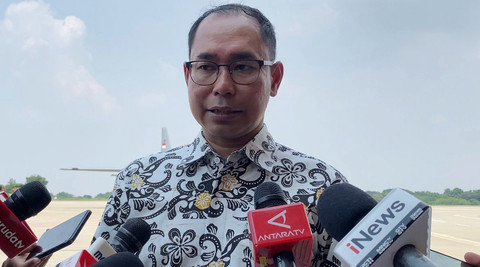 Direktur Pelindungan WNI Kementerian Luar Negeri Judha Nugraha saat ditemui di Lanud Halim, Jakarta Timur, Sabtu (13/9). Foto: Rayyan/Kumparan