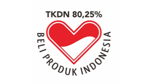 Contoh logo kandungan TKDN 80,25 persen. Foto: Kemenperin