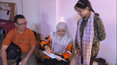 Dompet Dhuafa sambangi rumah keluarga pengungsi Gaza di Yordania. Foto: Rizki Baiquni Pratama/kumparan