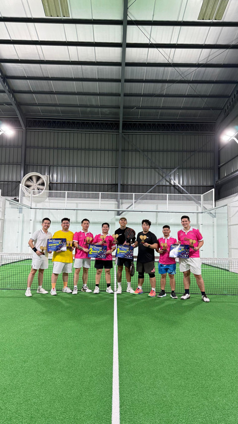 Foto bersama dalam final Pica Padel Tournament Series 1. Foto: Dok. Istimewa