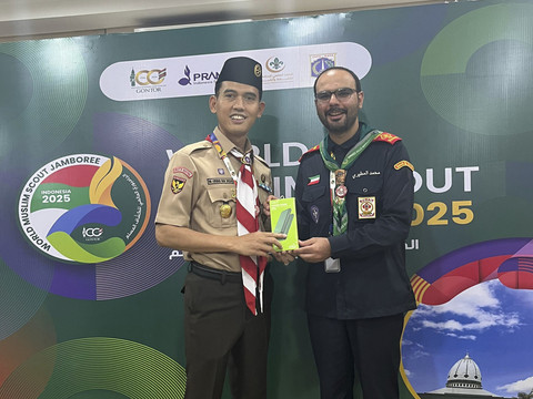 Wakil Ketua Kwarnas Pramuka Bidang Kerja sama Prof Asrorun Niam Sholeh bersyukur bahwa Indonesia sukses dalam penyelenggaraan Jambore Pramuka Muslim Dunia atau World Muslim Scout Jamboree (WMSJ) 2025. Foto: Dok. Istimewa