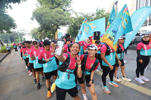 Fun Run teman kumparan x Polytron digelar pada Minggu (14/9). Foto: kumparan