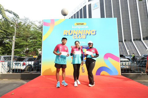 Peserta Fun Run teman kumparan x Polytron yang berhak membawa pulang hadiah. Foto: kumparan