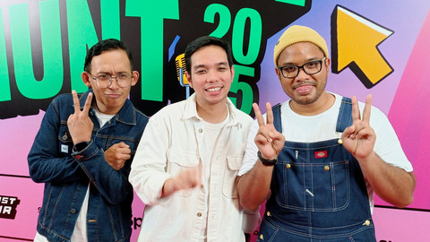 Konferensi pers Podcast Hunt 2025 di Kawasan Kemang, Jakarta Selatan.   Foto: Aprilandika Pratama/kumparan