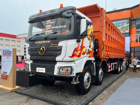 Truk Shacman X3000. Foto: Alvian Yoga Yulianto/kumparan