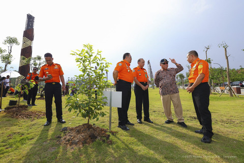 Peninjauan lahan yang akan dibangun Kantor Pusat BASARNAS di wilayah Kawasan Inti Pusat Pemerintahan (KIPP) IKN seluas 0.75 ha. Foto: Dok. OIKN