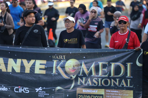 Kampanye Hari Komedi Nasional di CFD Sudirman, Jakarta, Minggu (21/9/2025). Foto: Giovanni/kumparan