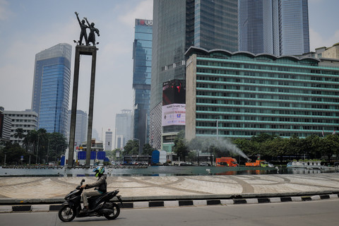Kawasan Bundaran HI, Jakarta, Senin (22/9/2025). Foto: Jamal Ramadhan/kumparan