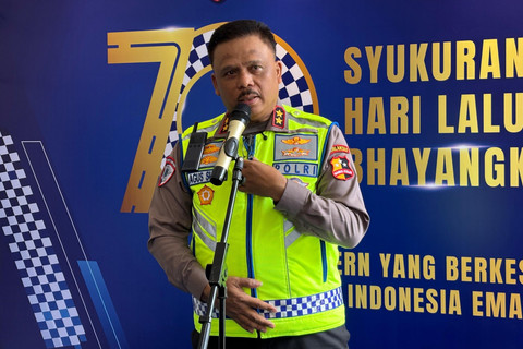 Kakorlantas Polri Irjen Agus Suryonugroho di STIK, Jakarta Selatan, Senin (22/9/2025). Foto: Abid Raihan/kumparan
