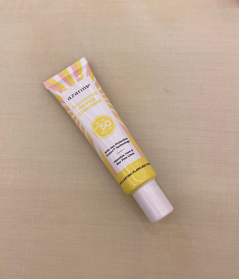 Azarine Invisipore Primer Sunscreen. Foto: kumparan/Naela Marcelina