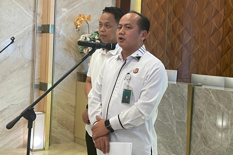 Kapuspenkum Kejagung Anang Supriatna di Gedung Kejagung, Jakarta, Selasa (23/9/2025). Foto: Fadhil Pramudya/kumparan