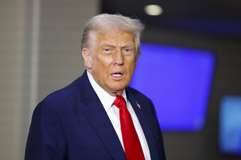 Presiden AS Donald Trump tiba untuk menghadiri Sidang Umum Perserikatan Bangsa-Bangsa ke-80 di New York City, New York, AS, Selasa (23/9/2025). Foto: Kylie Cooper/REUTERS