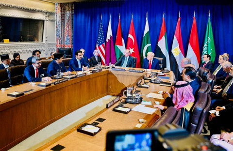 Presiden Republik Indonesia, Prabowo Subianto menghadiri Multilateral Meeting on the Middle East atas undangan Presiden Amerika Serikat, Donald Trump di Markas Besar PBB, New York, Amerika Serikat, Selasa (23/9/2025) waktu setempat. Foto: Laily Rachev/Biro Pers Sekretariat Presiden