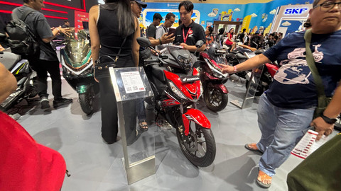 Astra Honda Motor (AHM) ikut ambil bagian di IMOS 2025. Foto: Fitra Andrianto/kumparan