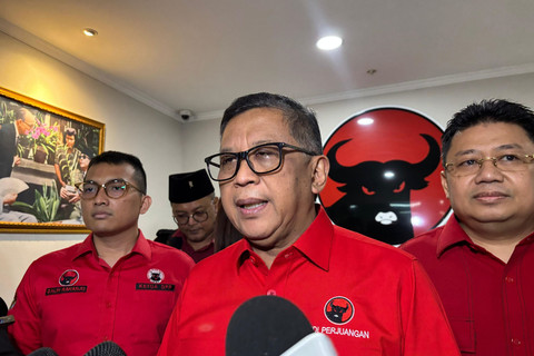 Sekjen PDIP Hasto Kristiyanto di Sekolah Partai DPP PDIP, Lenteng Agung, Jakarta Selatan pada Rabu (24/9/2025). Foto: Abid Raihan/kumparan