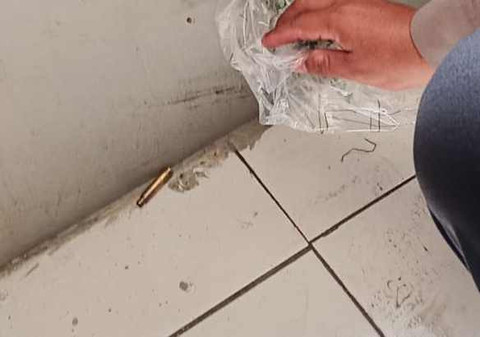 Selongsong peluru yang ditembakkan Praka S. Dok: Ist.