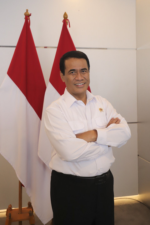Menteri Pertanian RI Amran Sulaiman dalam acara Info A1 kumparan di Jakarta, Kamis (25/9/2024). Foto: Jamal Ramadhan/kumparan