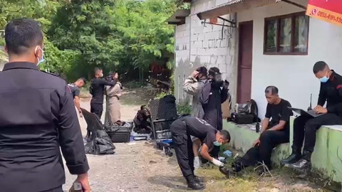 Proses dekontaminasi radioaktif Cesium-137 (C-137) di kawasan Cikande, Kabupaten Serang. Foto: Dok. Istimewa