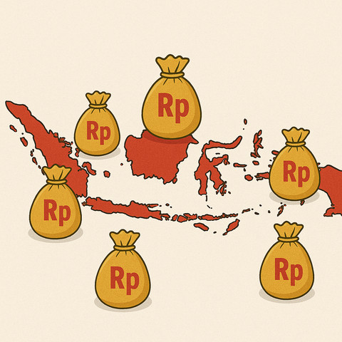 Ilustrasi Pundi-Pundi Pemda. Generated with ChatGPT