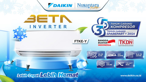 DAIKIN AC BETA Inverter. Foto: dok. DAIKIN