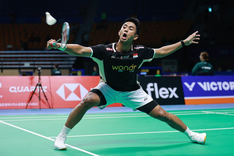 Alwi Farhan di Korea Open 2025. Foto: PBSI