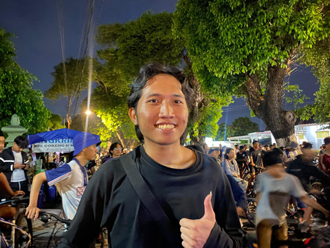 Peserta JLFR dari Bantul, Hajjid. Foto: Pandangan Jogja/Resti Damayanti