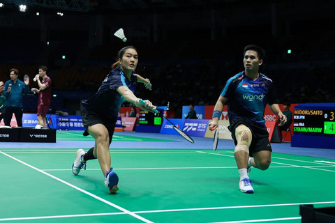 Amri Syahnawi/Nita Marwah di Korea Open 2025. Foto: PBSI