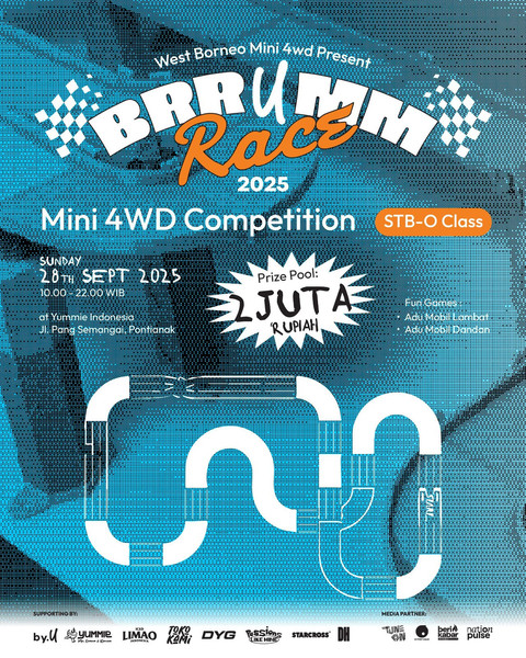 Brrumm race 2025 akan digelar besok. Foto: Dok. Istimewa