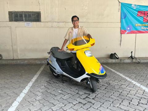 Motor Honda Spacy 125 tahun 1987. Foto: Fitra Andrianto/kumparan