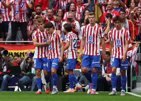 Atletico Madrid vs Real Madrid di Liga Spanyol. Foto: Violeta Santos Moura/REUTERS