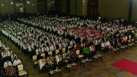 Suasana Munas VI PKS di The Sultan Hotel & Residence, Jakarta, Minggu (28/9/2025). Foto: Youtube/PKSTV