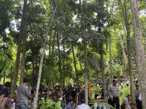 Rekonstruki kematian Brigadir Esco di Lombok Barat. Foto: kumparan
