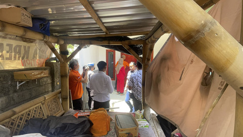 Rekonstruki kematian Brigadir Esco di Lombok Barat. Foto: kumparan