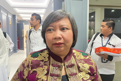 Ketua Komnas HAM Anis Hidayah di Kompleks Parlemen Senayan, Jakarta, Senin (29/9/2025). Foto: Nasywa Athifah/kumparan