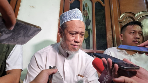 Pengasuh Ponpes Al-Khoziny KH Abdus Salam Mujib, Senin (29/9/2025). Foto: Farusma Okta Verdian/kumparan