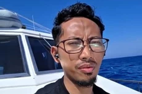 Muhammad Husein melaporkan langsung dari kapal yang menuju Gaza. Foto: Rizki Baiquni Pratama/kumparan