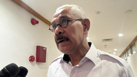 Kuasa Hukum Keluarga Arya Daru, Nicholay Aprilindo sebelum melaksanakan RDP bersama Komisi XIII DPR di Gedung DPR RI, Senayan, Jakarta pada Selasa (30/9). Foto: Abid Raihan/kumparan