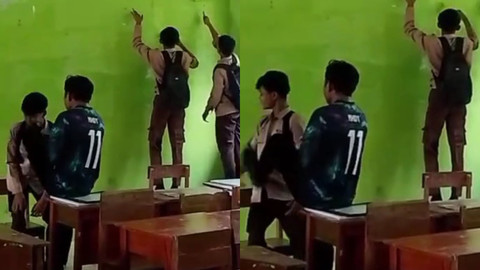 Oknum guru yang tendang wajah siswanya. | Foto: Dok Istimewa