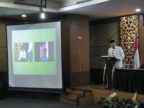 Konsolidasi NGO dan Aktivis Mengawal Global Sumud Flotilla digelar Indonesia Global Peace Convoy (IGPC) di Hotel Horison Balairung, Jakarta (30/9/2025). Foto: Rizki Baiquni Pratama/kumparan