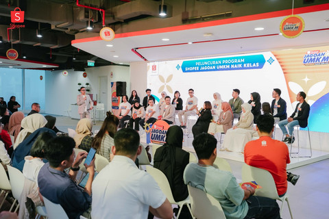 Shopee Jagoan Naik Kelas merupakan upaya Shopee dalam memberikan dukungan bagi kemajuan UMKM dengan warna dan semangat baru. Foto: dok. Istimewa 
