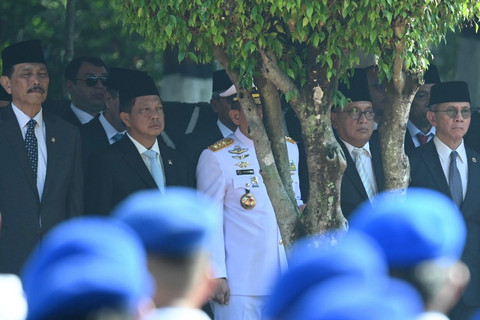 Mendagri Tito Karnavian hadiri upacara peringatan Hari Kesaktian Pancasila di Lubang Buaya, Rabu (1/10/2025). Foto: Kemendagri RI