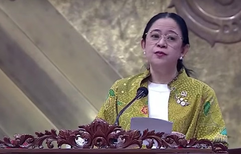 Pidato Ketua DPR RI dalam rangka Penyampaian Laporan Kinerja DPR RI Tahun Sidang 2024-2025. Foto: Youtube/DPR RI